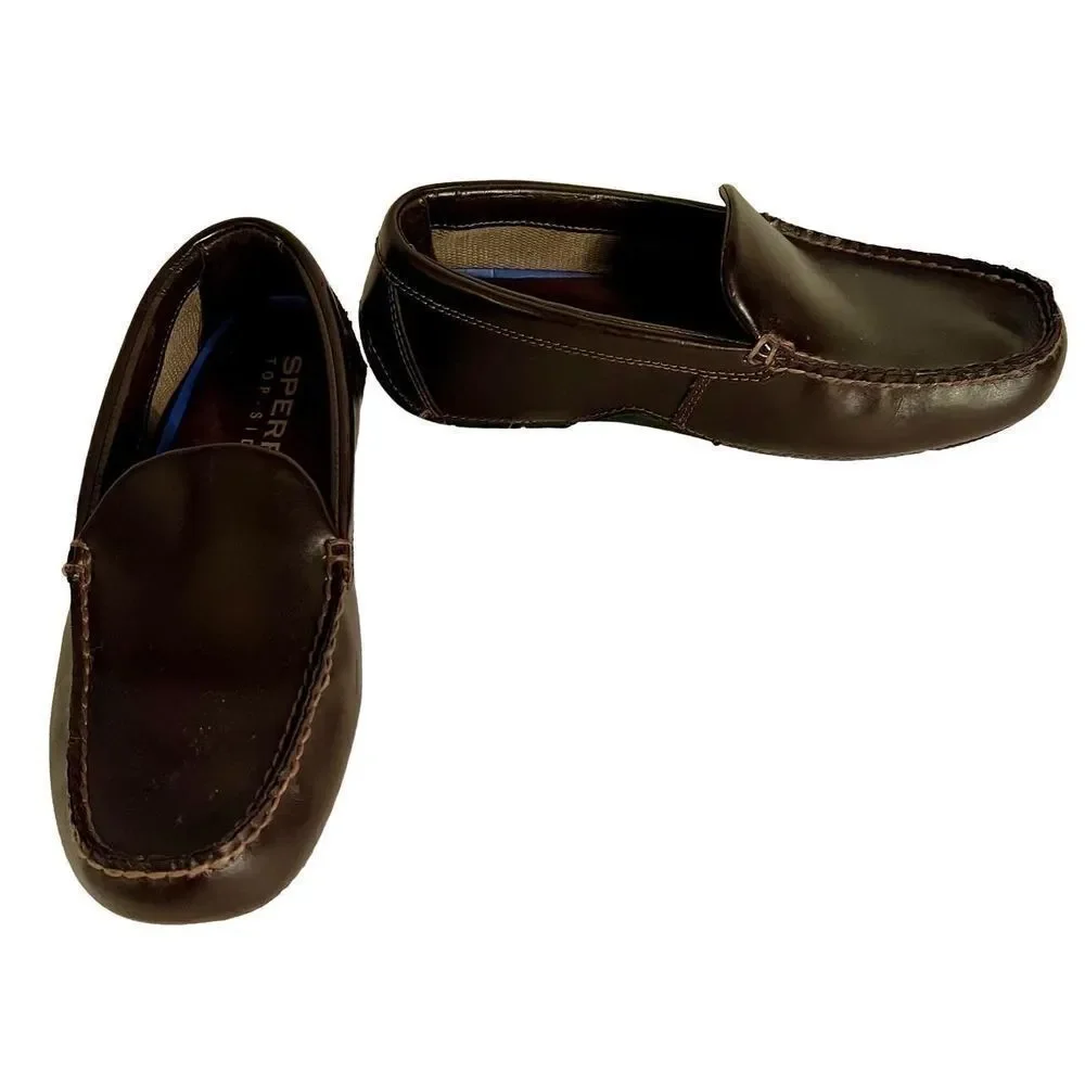 Sperry’s Men's Davenport Brown Venetian Driving Loafer Sz 8.5 Actor Wore On TV